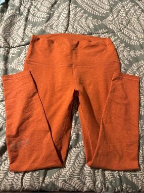 Fleo Orange Leggings Bounce Material 25”
